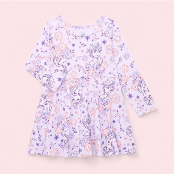 Disney Other - Disney‎ Frozen Toddler Long Sleeve Dress NWT 12M & 2T